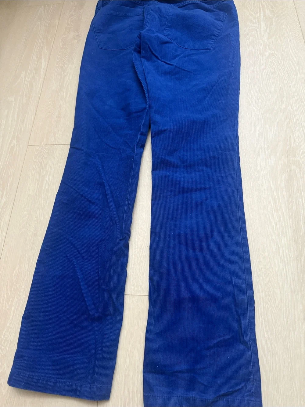 J. Crew Royal Blue Straight-Leg Corduroy Pants 28R